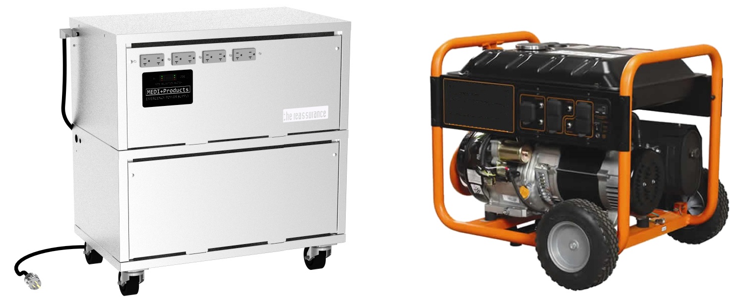Battery Powered Generator - vs - Fuel Powered Generator